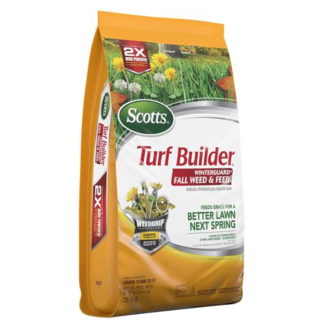 Scotts Turf Builder Winterguard Fall Weed And Feed Covers Up To