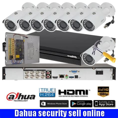 Dahua Dh Xvr7108h 8ch 2mp Hdcvi Dvr Security System Kit With 8pcs Dahua