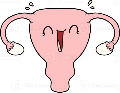 Cartoon Happy Uterus 45034607 Png