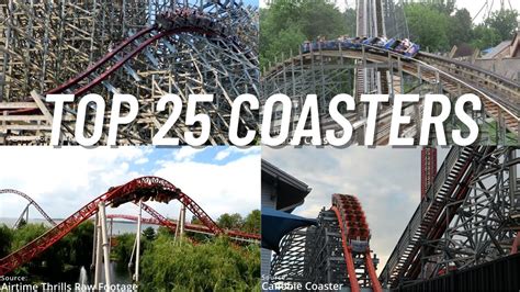 Top 25 Coasters Ive Ridden 2021 Youtube