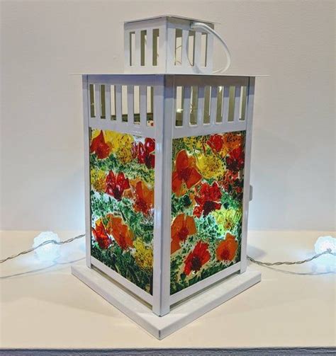 Fused Glass Jewelry Fused Glass Art Tea Light Candles Tea Lights Lantern Designs Candle