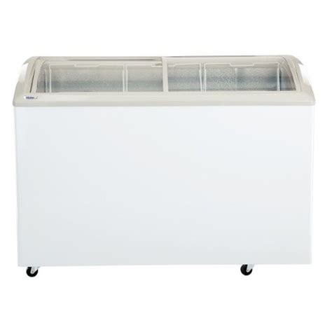 White Haier Ltrs Curved Glass Top Freezer Hcf Ghc At Rs