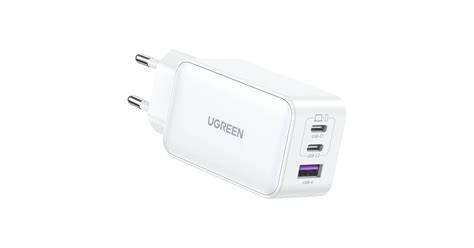 Ugreen Cd244 Φορτιστής Χωρίς Καλώδιο με Θύρα Usb A And 2 Θύρες Usb C 65w