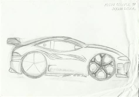 Mitsubishi Eclipse Sketch At Explore Collection Of