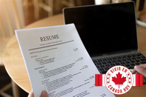 Modelo O Formato Ejemplos De Cv Estilo Canadiense Canadá