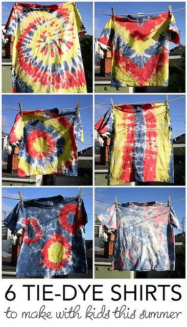 6 Tie Dye Patterns With Step By Step Photo Instructions Clothing