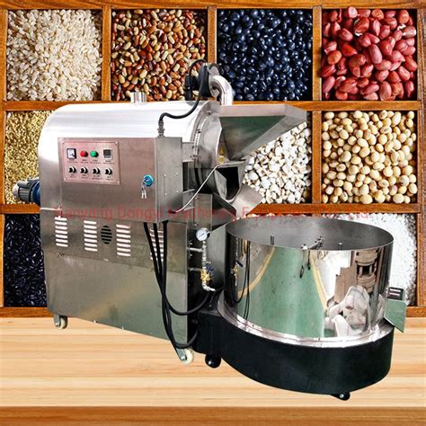 Cashew Nut Roasting Machine Electricity Kg Peanuts Roaster Machine