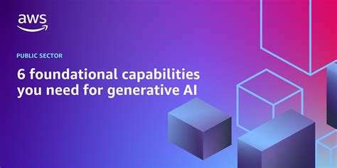 Foundational Capabilities You Need For Generative Ai Aws Public