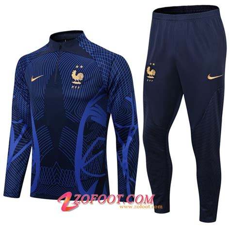 Discount Ensemble Survetement De Foot France Bleu