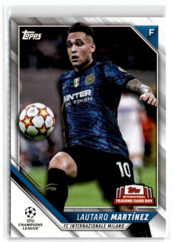 2022 Topps International Trading Card Day UEFA Lautaro Martinez CLBC