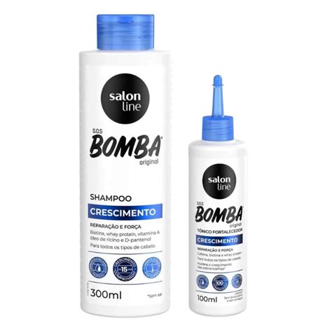 Shampoo Tônico Fortalecedor Salon Line Sos Bomba Crescimento