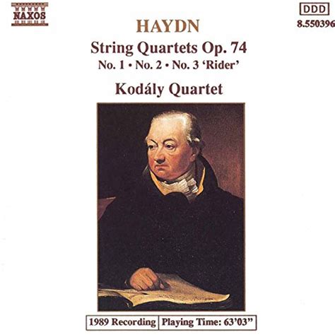 Amazon Haydn String Quartets Op 74 Nos 1 3 Kodály Quartet