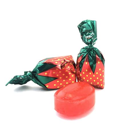 Strawberry Hard Candy Soft Center