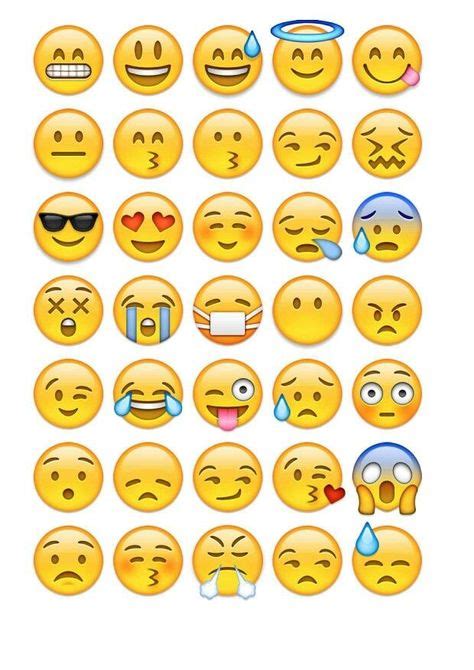 Emoji Face Template Printable