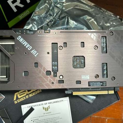 Asus Tuf Gaming Rtx3060 Oc 12g 有 保單盒 二手或全新顯示卡 電腦