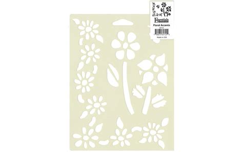 Ebl Stencil Floral Accents 7x10 Michaels