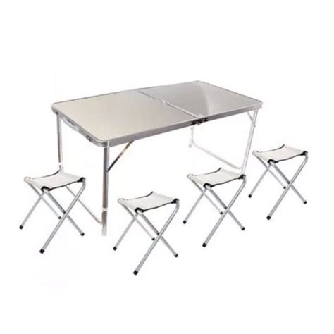 Стол кемпинговый складной 120х60х70см и 4 табуретки — купить в Санкт ...