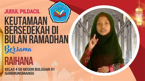 Raihana Kelas Keutamaan Bersedekah Di Bulan Ramadhan Youtube