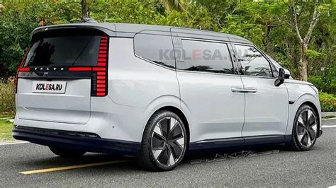 Volvo EM90 primeira minivan elétrica da marca sueca ganha projeções