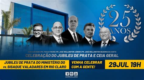 JUBILEU DE PRATA 25 ANOS YouTube