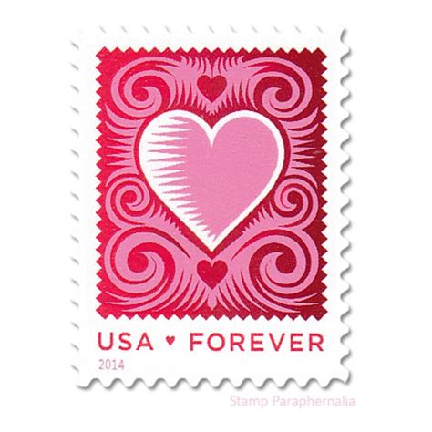 Heart Postage Stamp 2014 Heart Stamp Adds Another Romantic Entry