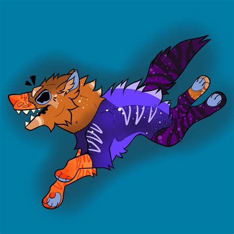 Zombie Hyena Fursona Adopt Etsy