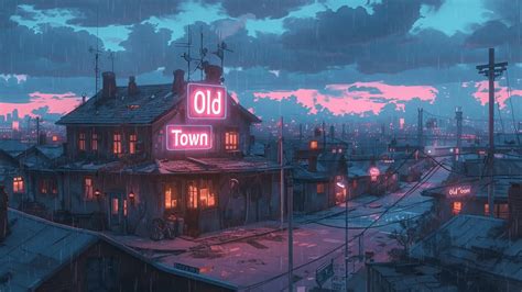 Nostalgic Lofi Hip Hop Beats 1980s 90s Japanese Town Ambience