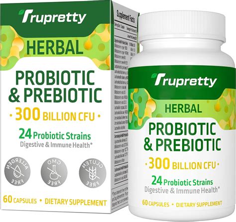 Probiotics For Women Men 300 Billion Cfu 24 Strains Probiotics15 Organic Herbs