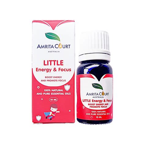 Amrita Court Little 100 Natural And Pure Essential Oil Blend Energy And Focus 10ml The Eco Mermaid