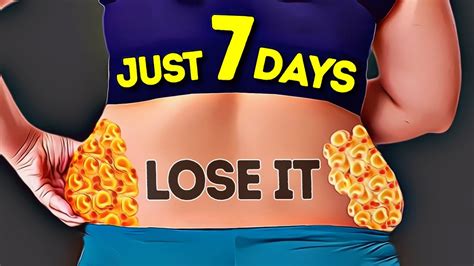 LOSE MUFFIN TOP FAT 7 DAYS CHALLENGE YouTube