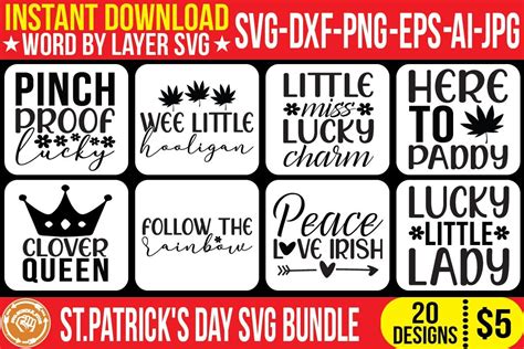 St Patricks Day Svg Bundle Bundle · Creative Fabrica