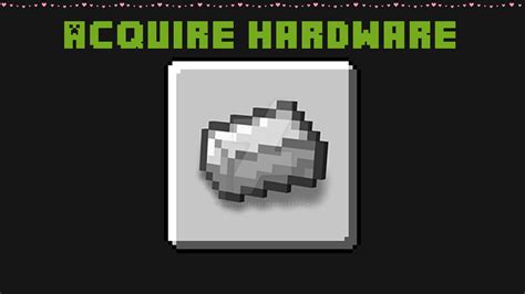 Minecraft Acquire Hardware Thumbnail By Pinkcoffeelove On Deviantart