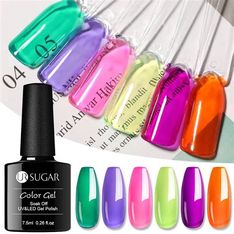 UR SUGAR vernis à ongles Fluorescent Gel UV été verre hybride