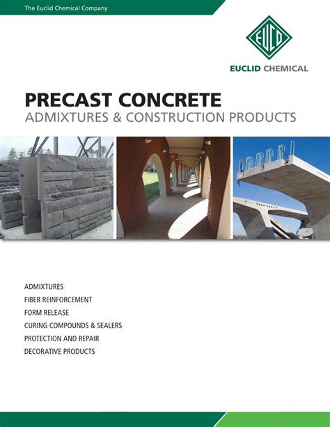 Pdf Precast Concrete Euclid Chemical Concrete Admixtures Euclid