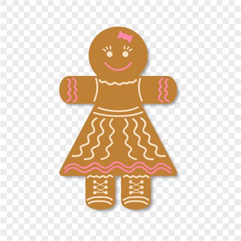 Clipart Girl Gingerbread Character PNG | Citypng