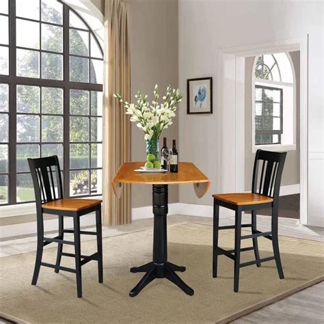 Bar Table Set Bar Height Drop Leaf Solid Wood Bar Set Gkw Retail