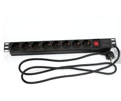 Power Distribution Unit French Type 19A 8 Way PDU With Control Unit