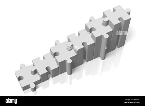 3d Jigsaw Puzzle Illustration Stock Photo Alamy