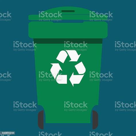 Ilustración De Contenedores De Reciclaje De Los Residuos De Colores Diferentes Ilustración De