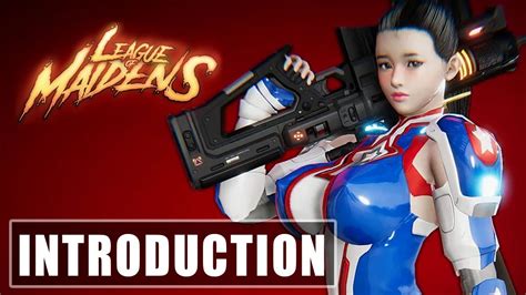 League Of Maidens Introduction Maiden Gaming 3d Waifu Superhero