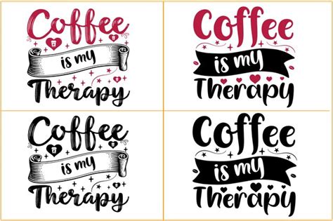 Koffie Motivatie Citaten Typografie Of Koffie Svg Bundel Premium Vector