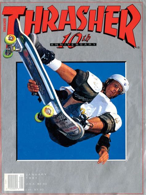 January 1991 Vintage Skate Skater Poster Thrasher Magazine