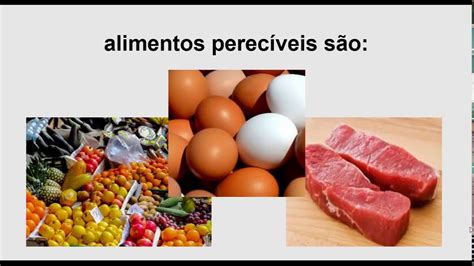 O Que é Alimentos Perecíveis