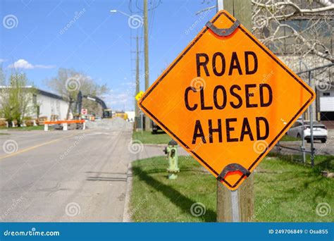 Safety Signs On A Construction Site Stock Image Image Of City