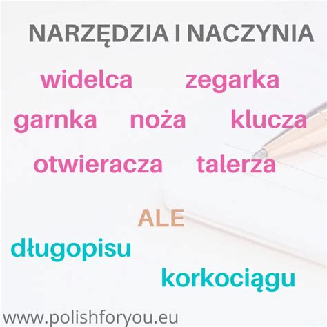 Dopełniacz Genitive case Step 1 Polish For You