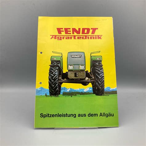 Fendt Prospekt Agrartechnik Agrarit Ten Shop