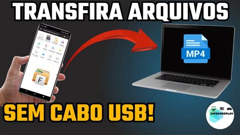 Arquivos Do Celular Para O Computador Sem Cabo Usb Youtube