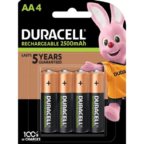 Duracell Aa Lr Pack De Piles Rechargeables Alcalines Mah