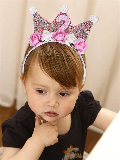 1pcbirthday Crown Headbands 1st2nd 3rd 4th 5th 6th Birthday Crown