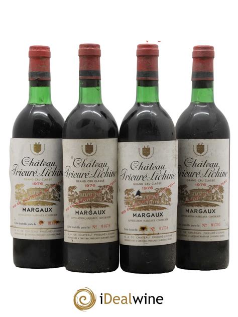 Acheter Château Prieuré Lichine 4ème Grand Cru Classé 1976 lot